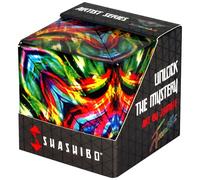 SHASHIBO Cubo Transformable - Cubo Antiestrés Patentado y Galardonado con 36 Imanes de Tierras Raras - Se Transforma en Más de 70 Formas (Artist Series - Cosmic Surfer)