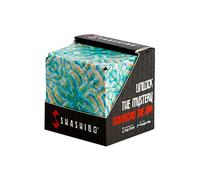 SHASHIBO Cubo Transformable - Cubo Antiestrés Patentado y Galardonado con 36 Imanes de Tierras Raras - Se Transforma en Más de 70 Formas (Undersea)