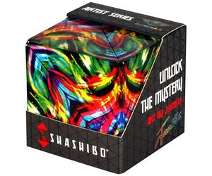 Shashibo Cubo Transformable - Cubo Antiestrés Patentado y Galardonado con 36 Imanes de Tierras Raras - Se Transforma en Más de 100 Formas (Cosmic Surfer)