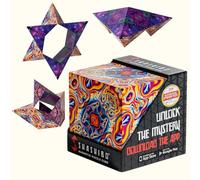 Shashibo Rompecabezas para Niños - Premiado Cubo Magnético Patentado con 36 Imanes de Tierras Raras - Asombroso Rompecabezas 3D - Juguete para Adultos Cubo 100 Formas (Spaced out)