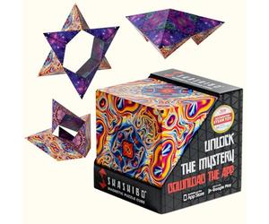 Shashibo Rompecabezas para Niños - Premiado Cubo Magnético Patentado con 36 Imanes de Tierras Raras - Asombroso Rompecabezas 3D - Juguete para Adultos Cubo 100 Formas (Spaced out)