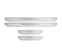 shashou 4 Piezas Molduras de Umbral de Puerta Coche Acero Inoxidable para Aston Martin DBX 2020-2023, Pegatina de ProteccióN Cubierta,B