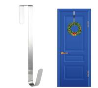 SHATCHI 1 colgador de puerta de corona de Navidad, 30 cm, soporte de metal para corona de puerta delantera, gancho para Navidad, hogar, oficina, pared, boda, decoración colgante