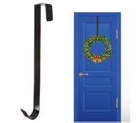 SHATCHI 1 colgador de puerta de corona de Navidad, 38 cm, soporte de metal para corona de puerta delantera, gancho para Navidad, hogar, oficina, pared, boda, decoración colgante