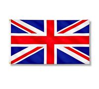 SHATCHI 11658 - Banderas Nacionales de Reino Unido (1,5 x 0,9 m), diseño de Bandera británica británica, Eventos Deportivos, Pub, Barbacoa, decoración temática Real, 90 cm x 150 cm, poliéster