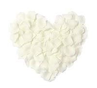 SHATCHI 2000 pétalos de Rosa de Seda Marfil para el día de la Madre, Boda, Confeti, Aniversario, decoración de Mesa, Bautizo, Flores