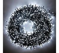 SHATCHI 2000LED Árbol de Navidad Racimo Compacto Luces de Hadas Multifunción 8 Modos de Luz, Temporizador Cable Verde Interior/Exterior Bajo Voltaje Decoraciones para el Hogar de Vacaciones