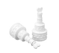 SHATCHI 24 Burbujas para Tartas de Boda, decoración de Mesa, Accesorios, Bodas, Fiestas, Regalos, Blanco, 24pcs
