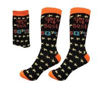 SHATCHI 50 - Calcetines de cumpleaños con texto en inglés Simply the Best 50 Años de edad, regalo para Él, para hombres, mujeres, multicolor, talla única, mezcla de nailon