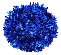SHATCHI Guirnalda de oropel gruesa de lujo azul de 1,8 m para decoración de árbol de Navidad, color, tamaño único (Gifts 4 All Occasions Ltd 21508)