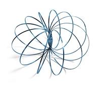 SHATCHI Infinity Arm Spring Slinky Juggle Dance 3D Magic Flow Ring Acero Inoxidable Mano Fidget Spinner Interactivo Cinético Descompresión Juguetes para Niños Adultos,