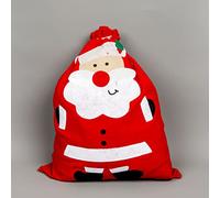 Shatchi SANTA-SACK-50X60-3521-2PK - Saco de Papá Noel (2 unidades, tamaño grande), color rojo