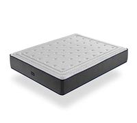 DORMISSIMO Colchon de Espuma con viscoelastica 105X200 OLYMPO Spring, Altura 30 CM, Viscoelastica, ergonomico, hibrido y muelles. Firmeza 3/5 Media