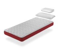 SHAULA Pack Colchon 90X140 Velvet Cama Infantil, Altura 14 CM + 1 Almohada viscoelastica 90x35 + 1 Protector colchon 90x140