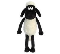 Shaun the Sheep 61174 Cuddly Plush Toy, Black and White, 12in, Suitable for Adults and Kids