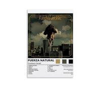 SHAUREWNYY Póster de Gustavo Cerati Álbum Fuerza Natural Estético Arte de Pared Decoración Vintage Lienzo Póster Pintura Decorativa para Sala Dormitorio 30x45cm Estilo Sin Marco