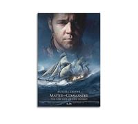 SHAUREWNYY Póster estético de Master And Commander The Far Side of The World para decoración de pared, lienzo vintage, pintura decorativa para sala de estar, dormitorio, 60 x 90 cm, estilo sin marco