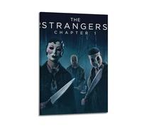 SHAUREWNYY Póster estético de The Strangers del capítulo 1 para decoración de pared, lienzo vintage, pintura decorativa para sala de estar, dormitorio, 20 x 30 cm, estilo marco