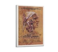 SHAUREWNYY Póster estético de un hombre llamado caballo para decoración de pared, lienzo vintage, pintura decorativa para sala de estar, dormitorio, 30 x 45 cm, estilo marco