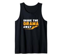 Shave The Drama Away Funny Shearing For Wool Harvester Camiseta sin Mangas