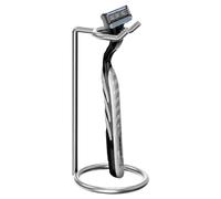 Shaver Holder For Men - Stainless Steel Shaver Support Storage, Long Handle Shaving Counter Organizer, Bathroom Accessories, Display Stand For Bathroom, Kitchen, Vanity, Home, Grooming, Personal Care