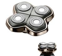 Shaver PRO - Cuchilla de repuesto de 4 cabezales compatible con Skull Pitbull, Butterfly Kiss Pro y Palm Shavers, afeitadora eléctrica y cuchilla de afeitadora de cabeza para hombres y mujeres (1