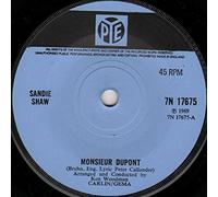 Shaw, Sandie - Shaw, Sandie Monsieur Dupont 7" Pye 7N17675 EX 1969