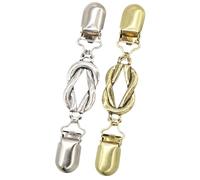 Shawl Clips, Clothes Pant Tightener Clip, 2 Piece Tightener Brooch For Women Waist D Pairing And Easy-to-use Mechanisms, The Cardigan Clip Enhancesecoration Clothes Dresses Shawl Shirts Clothing