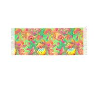 Shawls Thin Blanket Blanket Wraps Soft Psychedelic Hippie Trippy Mushroom Scarfs For Women Rave Winter Dad Gifts