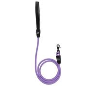 ShawnCo Basecamp - Correa de cuerda para perro, correa duradera para mascotas con acolchado de neopreno suave, mango reflectante para perros pequeños, medianos y grandes (lila helado, 6 pies)