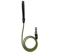 ShawnCo Basecamp - Correa de cuerda para perro, correa duradera para mascotas con acolchado de neopreno suave, mango reflectante para perros pequeños, medianos y grandes (verde oliva, 5 pies)