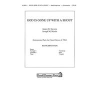 Shawnee Press God Is Gone Up with a Shout BRASS & TIMPANI composed by David Angerman