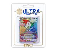 Shaymin VSTAR (Shymin VASTRO) 173/172 Arcoíris Secreta - Ultraboost X Epée et Bouclier 9 - Stars Étincelantes - Box de 10 Cartas Pokémon Francés