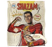 Shazam! Fury of The Gods Blanket, 152 x 127 cm Comic Cover Silky Touch Super Soft Throw Blanket
