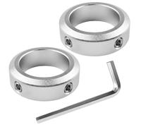 SHBAOCH Anillo de bloqueo de 30 mm, 2 unidades, anillo de bloqueo de ondas, anillos de tope de profundidad con llave Allen, anillo de ajuste preciso para montaje, aleación de aluminio industrial