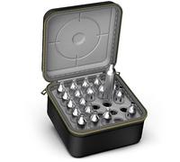 SHBC Cartuchos de CO2 de 12 g, Caja Segura para Pistola de Airsoft, Caza, Pistola BB, Organizador de Viaje silencioso, Compatible con Crosman Umarex, Protege Balas, Color Negro