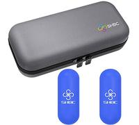 SHBC Estuche de viaje para diabético insulina enfriador refrigeración organizar medicamento aislado bolsa con 2 bolsas de hielo gris