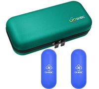 SHBC Estuche de viaje para diabético insulina enfriador refrigeración organizar medicamento aislado bolsa con 2 bolsas de hielo verdor