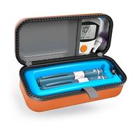 SHBC Estuche para bolígrafos de insulina con 2 piedras de hielo, bolsa aislante para medicamentos, regalo para hombres y mujeres con diabetes en vacaciones, cumpleaños y ocasiones especiales
