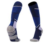 SHBHWS 1 par de medias compresión adecuadas for ciclismo, correr, esquiar, hacer snowboard y escalar para Deportes Correr Volar(WHITE,L(EU43-46))