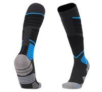 SHBHWS 1 par de medias compresión adecuadas for ciclismo, correr, esquiar, hacer snowboard y escalar para Deportes Correr Volar(Blue,L(EU43-46))