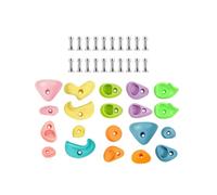 SHBHWS 32 Piezas de Pared de Escalada en Roca con Juguetes for Escalar Rocas for Juegos de Patio, casa del árbol(Set B)