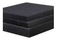SHBHWS Accesorios for acuarios Filtro de algodón bioquímico Práctico Filtro Esponja Espuma for Estanque Peces Negro Múltiples tamaños 15/25/35/50 PPI para Acuarios(100x50x2cm,15PPI)