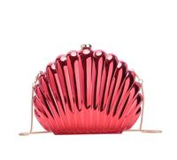 SHBHWS Bolso bandolera mini elegante for mujer, bolso tipo concha de tacto sofisticado, hombro único, equipamiento for motocicleta Para El Partido(Color 1)