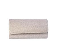 SHBHWS Bolso de fiesta alta sociedad, bolso noche, mano tipo clutch, bandolera con cadena y incrustaciones diamantes for mujer, ideal for uso diario Para la Cena(Champagne)