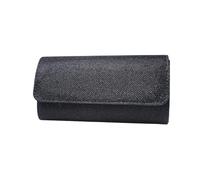 SHBHWS Bolso de fiesta alta sociedad, bolso noche, mano tipo clutch, cruzado con cadena y incrustaciones diamantes for mujer, ideal for el día a Para la Cena(Black)