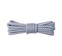 SHBHWS Cordones redondos for zapatos, 4 pares, 5MM, dos tonos, colores mezclados, cuerda for cordones deportivos, 90/120/150/180cm Para Botas de Senderismo(Grey White,150cm)