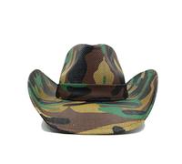SHBHWS Cowboy Hat Vintage Straw Men's and Women's Jazz Large Size Sun Summer Para Halloween y Festivales(Style33)