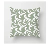 SHBHWS Fresh Green Pillowcase Art Pattern Cushion Cover Geometric Living Room Sofa Bedroom Home Decor para Sofá de Sala(Color 13,60x60cm)