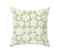 SHBHWS Fresh Green Pillowcase Art Pattern Cushion Cover Geometric Living Room Sofa Bedroom Home Decor para Sofá de Sala(Color 8,55x55cm)